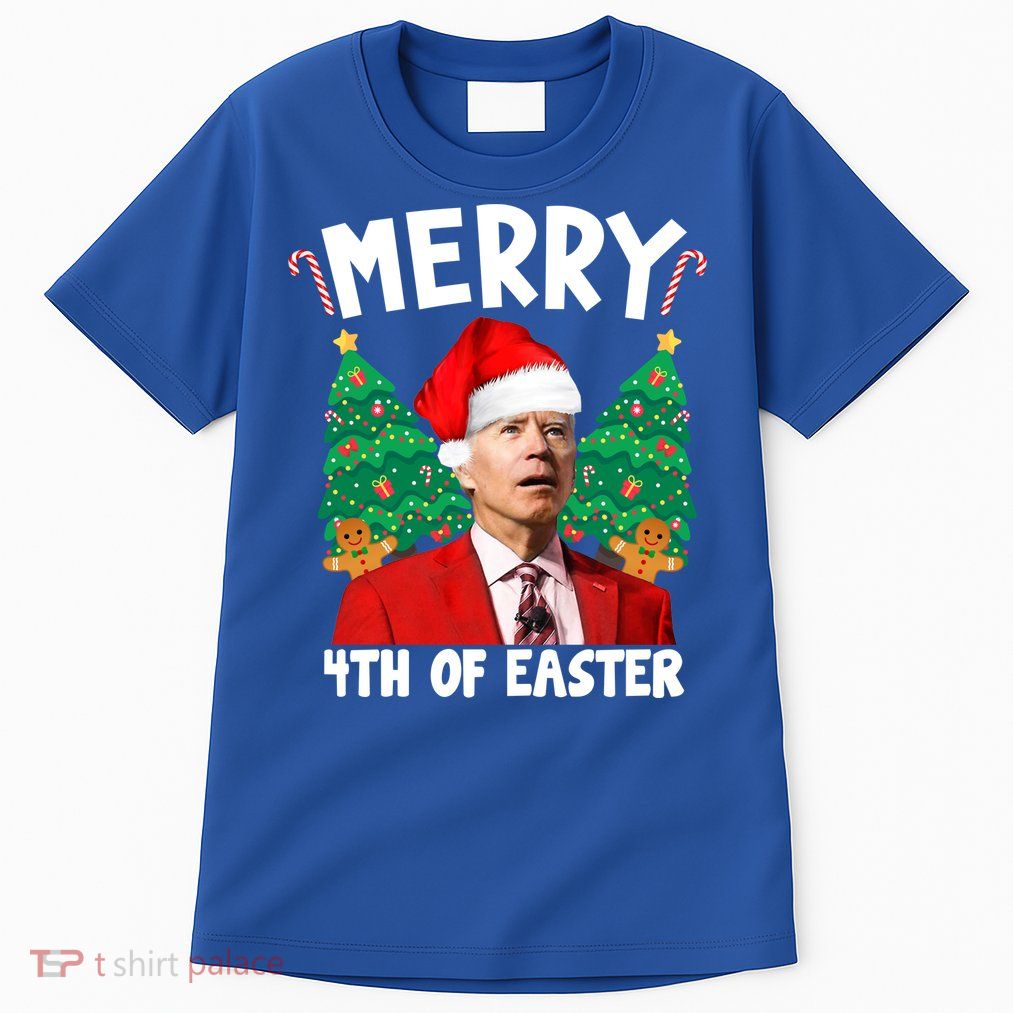 Merry 4th Of Easter Funny Joe Biden Holiday Tall T-Shirt