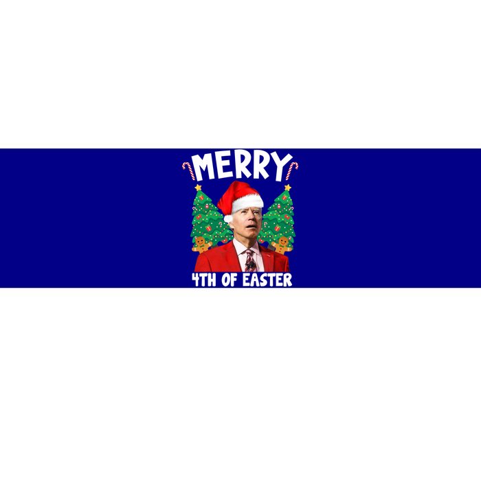 Merry 4th Of Easter Funny Joe Biden Holiday Bumper Sticker