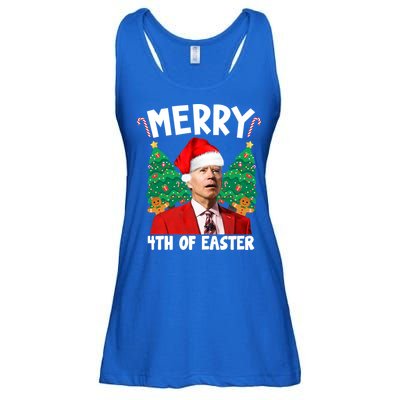 Merry 4th Of Easter Funny Joe Biden Holiday Ladies Essential Flowy Tank