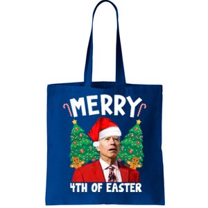 Merry 4th Of Easter Funny Joe Biden Holiday Tote Bag