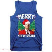 Merry 4th Of Easter Funny Joe Biden Holiday Tank Top