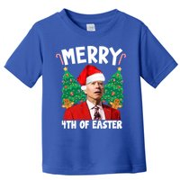 Merry 4th Of Easter Funny Joe Biden Holiday Toddler T-Shirt