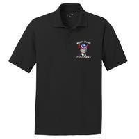 Merry 4th Of Christmas Funny Joe Biden Confused 4th Of July PosiCharge RacerMesh Polo