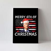 Merry 4th Of Easter Funny Joe Biden Christmas America Flag Canvas