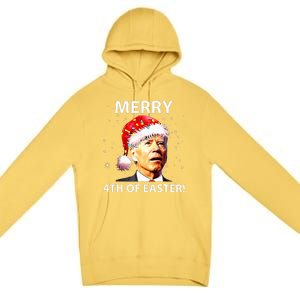 Merry 4th Of Easter Funny Joe Biden Christmas Ugly Sweater Premium Pullover Hoodie