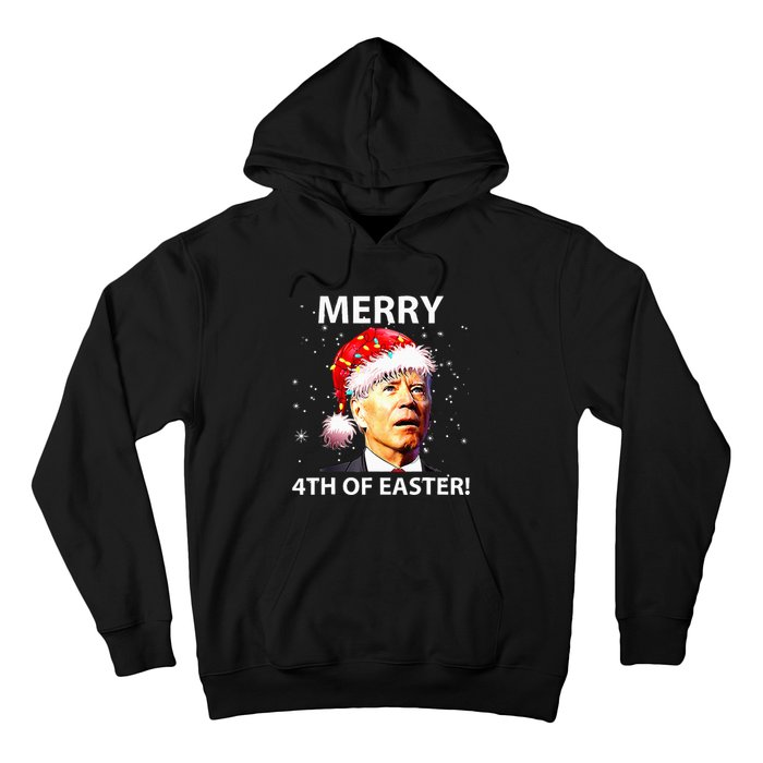 Merry 4th Of Easter Funny Joe Biden Christmas Ugly Sweater Hoodie