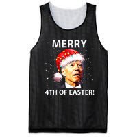 Merry 4th Of Easter Funny Joe Biden Christmas Ugly Sweater Mesh Reversible Basketball Jersey Tank