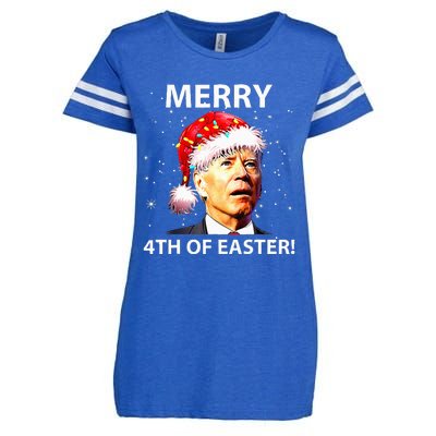 Merry 4th Of Easter Funny Joe Biden Christmas Ugly Sweater Enza Ladies Jersey Football T-Shirt