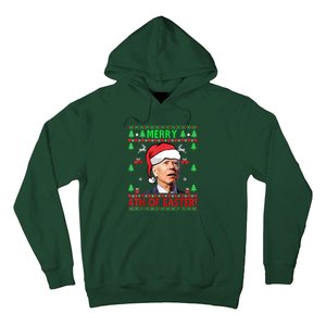 Merry 4th Of Easter Funny Joe Biden Christmas Ugly Hoodie