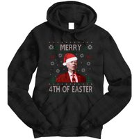 Merry 4th Of Easter Funny Joe Biden Christmas Ugly Sweater Sweatshirt Tie Dye Hoodie