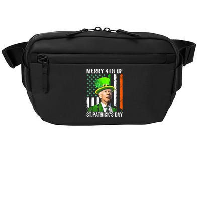 Merry 4th Of St Patricks Day Joe Biden Leprechaun Hat Funny Crossbody Pack