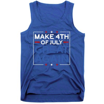 Make 4th Of July Great Again Usa Flag Funny 4th Of July Gift Tank Top