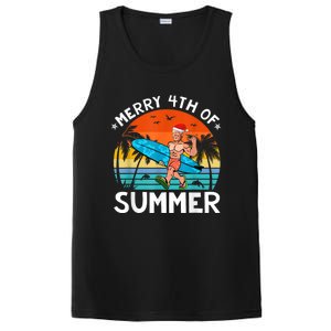 Merry 4th Of Summer Funny Biden Christmas In July Sarcastic PosiCharge Competitor Tank