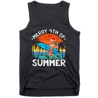 Merry 4th Of Summer Funny Biden Christmas In July Sarcastic Tank Top