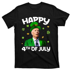 Merry 4th Of St Patricks Day Joe Biden Leprechaun Hat T-Shirt