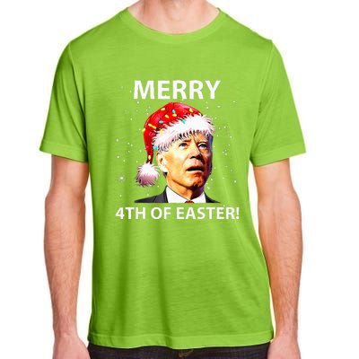 Merry 4th Of Easter Joe Biden Christmas Ugly Sweater  Adult ChromaSoft Performance T-Shirt