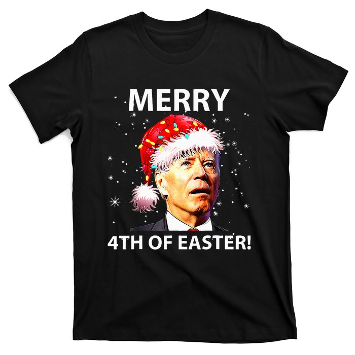 Merry 4th Of Easter Joe Biden Christmas Ugly Sweater  T-Shirt