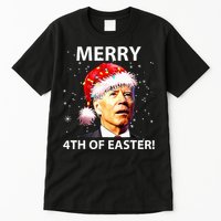 Merry 4th Of Easter Joe Biden Christmas Ugly Sweater  Tall T-Shirt