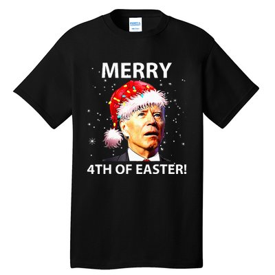 Merry 4th Of Easter Joe Biden Christmas Ugly Sweater  Tall T-Shirt