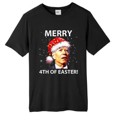 Merry 4th Of Easter Joe Biden Christmas Ugly Sweater  Tall Fusion ChromaSoft Performance T-Shirt