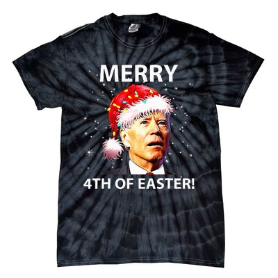 Merry 4th Of Easter Joe Biden Christmas Ugly Sweater  Tie-Dye T-Shirt