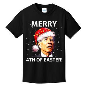 Merry 4th Of Easter Joe Biden Christmas Ugly Sweater  Kids T-Shirt