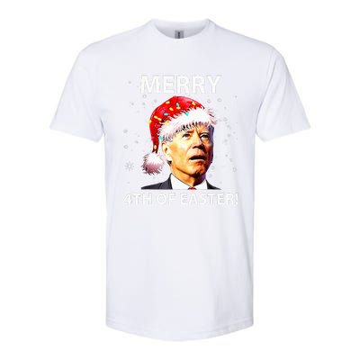 Merry 4th Of Easter Joe Biden Christmas Ugly Sweater  Softstyle CVC T-Shirt