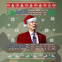 Merry 4th Of Easter Funny Joe Biden Christmas Ugly Sweater Legacy Tie Dye Trucker Hat