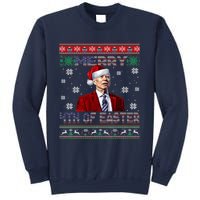 Merry 4th Of Easter Funny Joe Biden Christmas Ugly Sweater Sweatshirt