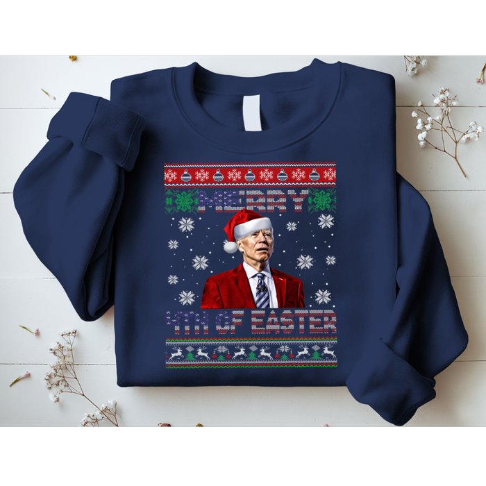 Merry 4th Of Easter Funny Joe Biden Christmas Ugly Sweater Sweatshirt