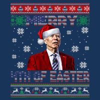 Merry 4th Of Easter Funny Joe Biden Christmas Ugly Sweater Sweatshirt