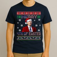 Merry 4th Of Easter Funny Joe Biden Christmas Ugly Sweater T-Shirt