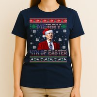 Merry 4th Of Easter Funny Joe Biden Christmas Ugly Sweater T-Shirt