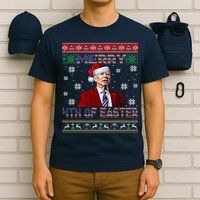 Merry 4th Of Easter Funny Joe Biden Christmas Ugly Sweater T-Shirt