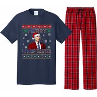 Merry 4th Of Easter Funny Joe Biden Christmas Ugly Sweater Pajama Set