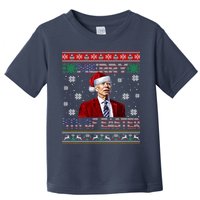 Merry 4th Of Easter Funny Joe Biden Christmas Ugly Sweater Toddler T-Shirt