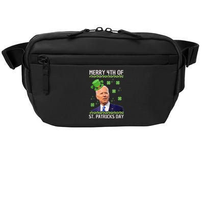 Merry 4th Of St Patricks Day Joe Biden Leprechaun Hat Crossbody Pack