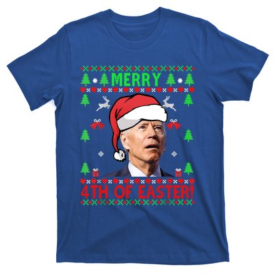 Merry 4th Of Easter Funny Joe Biden Christmas Ugly Gift T-Shirt