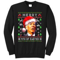 Merry 4th Of Easter Funny Biden Christmas Ugly Sweater Sweatshirt