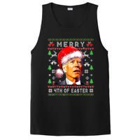 Merry 4th Of Easter Funny Biden Christmas Ugly Sweater PosiCharge Competitor Tank