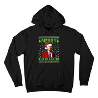 Merry 4th Of Easter Funny Biden Christmas Ugly Sweater Hoodie