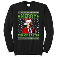 Merry 4th Of Easter Funny Biden Christmas Ugly Sweater Sweatshirt