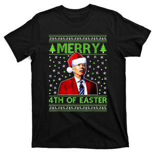 Merry 4th Of Easter Funny Biden Christmas Ugly Sweater T-Shirt