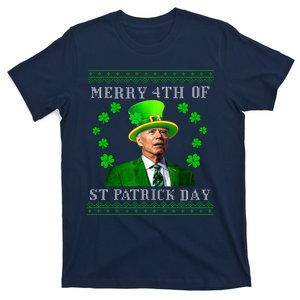 Merry 4th Of St Patrick's Day Funny Joe Biden T-Shirt