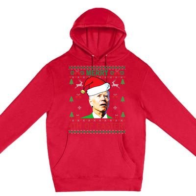 Merry 4th Of Easter Funny Joe Biden Christmas Premium Pullover Hoodie