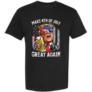 Make 4th Of July Great Again Trump Garment-Dyed Heavyweight T-Shirt