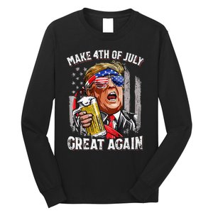 Make 4th Of July Great Again Trump Long Sleeve Shirt