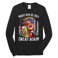 Make 4th Of July Great Again Trump Tall Long Sleeve T-Shirt