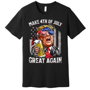 Make 4th Of July Great Again Trump Premium T-Shirt