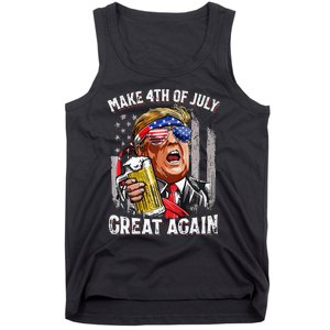 Make 4th Of July Great Again Trump Tank Top